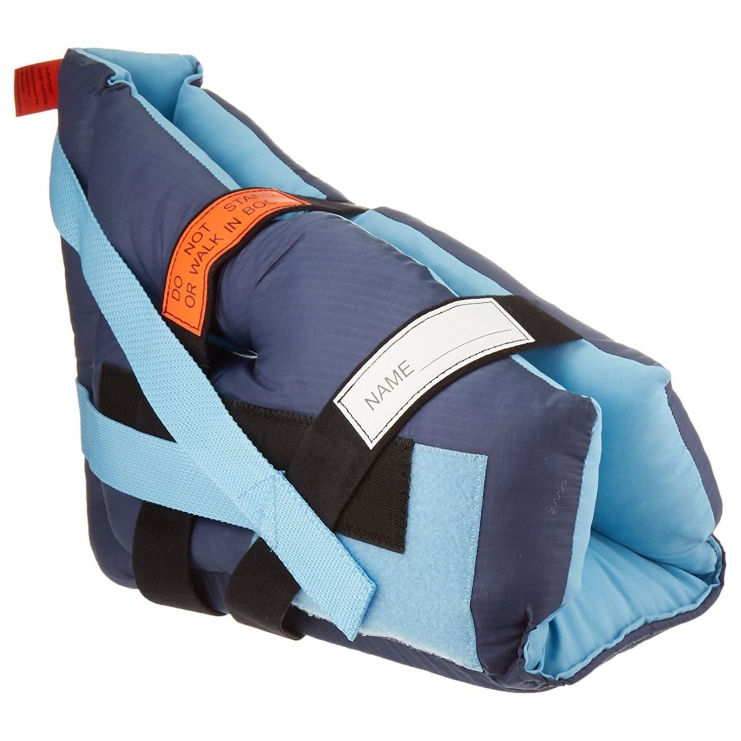 Heel Boot, Navy/ Light Blue