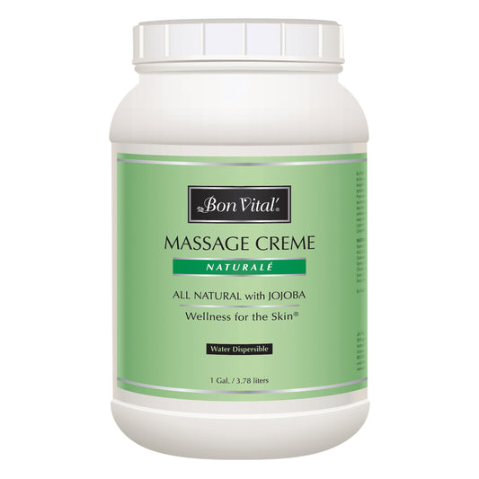 Naturale' Massage Creme, 1 Gallon Jar, 4/cs (48 cs/plt) (Cannot be sold to retail outlets and/ or Amazon) (US Only) (Part Number Change COMING SOON)