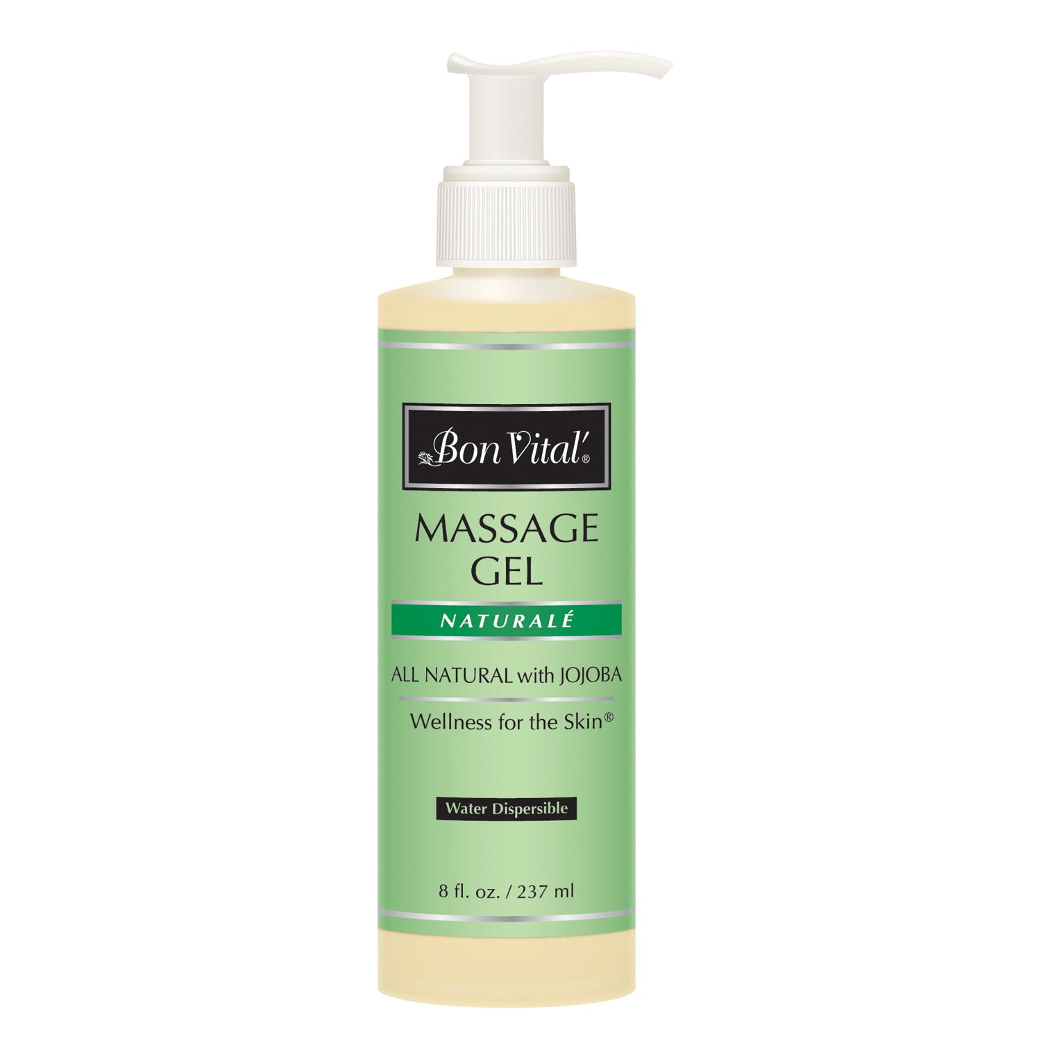 Naturale' Massage Gel, 8 oz Bottle with Pump, 12/cs (Cannot be sold to retail outlets and/ or Amazon) (US Only) (To Be DISCONTINUED)