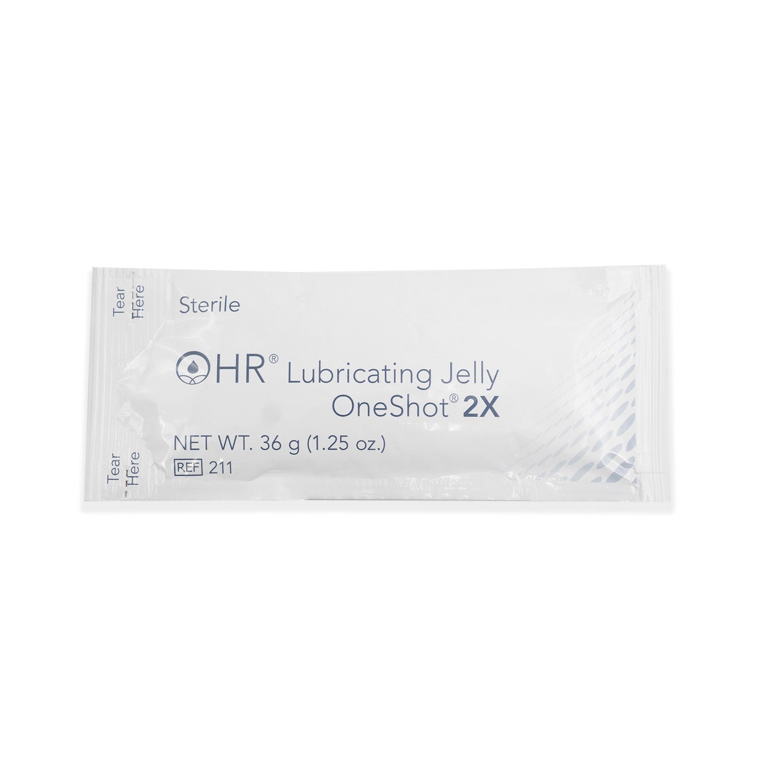 HR Lubricating Jelly 2X 36g (1.27oz) OneShot, Sterile, 288ea/cs (Bulk)