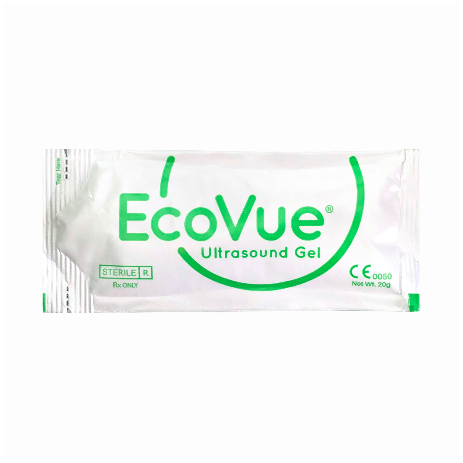 EcoVue Ultrasound Gel, 20g Packet, Sterile, 100/bx