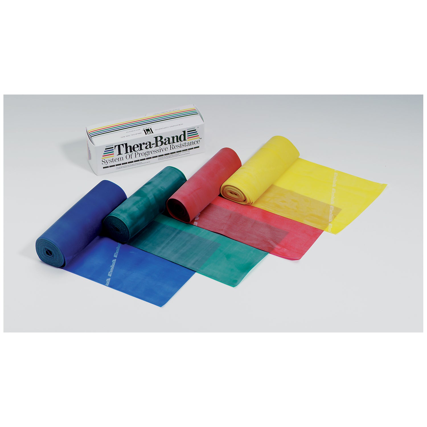 Resistance Band, Tan/ X-Thin, 6 Yd Dispenser Box, 24 ea/cs (020011) (US Only) (Part Number Change COMING SOON)