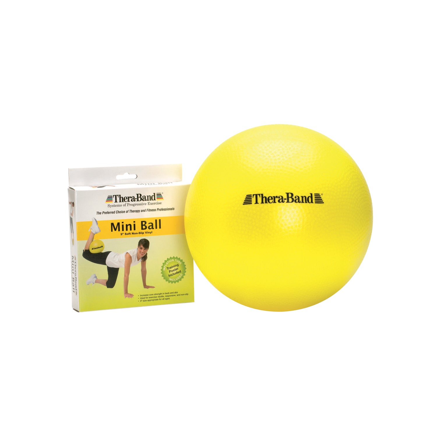 Mini Ball, Yellow, 9" Dia, Retail Packaged, Includes Instructional Mini-Poster, 24 ea/cs (US Only) (Part Number Change COMING SOON)