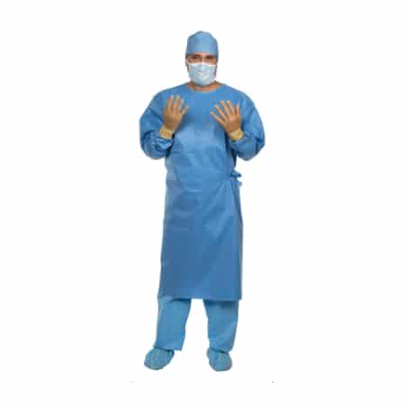 Surgical Gown, Non-Reinforced, 3X-Large, with Towel, Standard Length, Sterile, 24/cs (US Only)