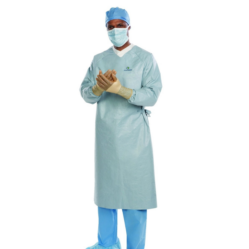 Aero Chrome Surgical Gown, Large, No Towel, Non-Sterile, 40/cs (US Only)