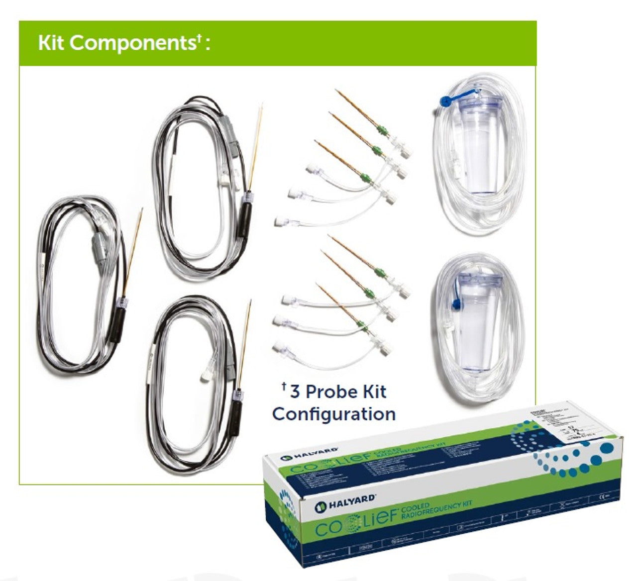 Cooled-RF Kit, 17G x 50mm, 4mm Active Tip, CRP-17-50 Probe, (6) FDI-17-50-4 Introducers, 1/cs (US Only) (Authorized Distributor Sub-Agreement Required  - See Manufacturer Details Page)