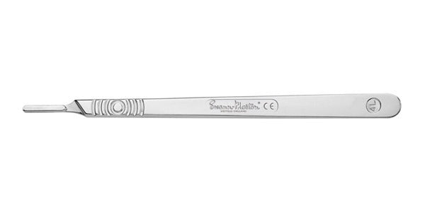 Surgical Handle, Stainless Steel, Fits Blades 18-27, no UDI Stamp, Size 4 (DROP SHIP ONLY)