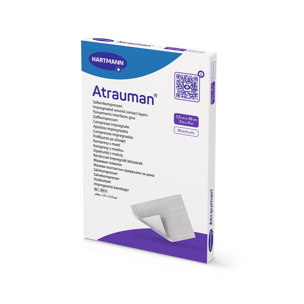 Wound Dressing, Impregnated, 3" x 4", 10/bx