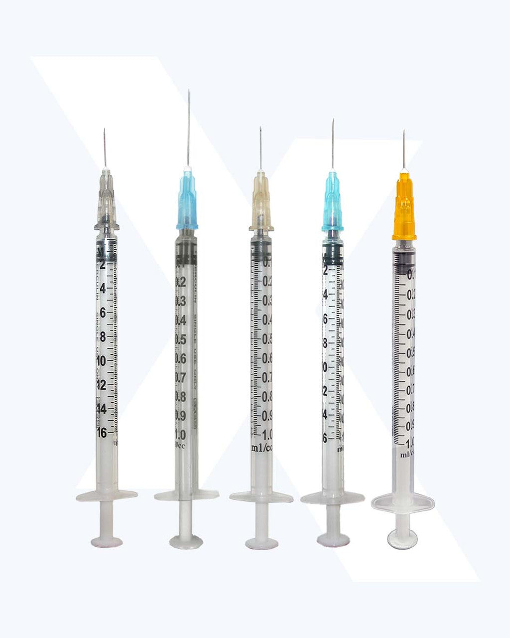 Tuberculin Syringe, 1cc with Needle, LL LDS, Amber, 100/bx, 10 bx/cs (Short-Dated, Minimum Expiry Lead is 180 days; Non-returnable; Non-refundable) (Continental US Only)  