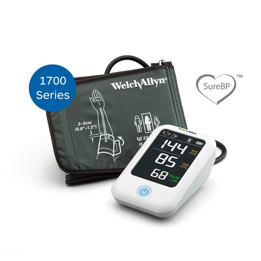 BP Monitor, Home Use, D-Ring Standard Wide Cuff (22 - 42cm), (4) Alkaline AA Batteries (US Only)