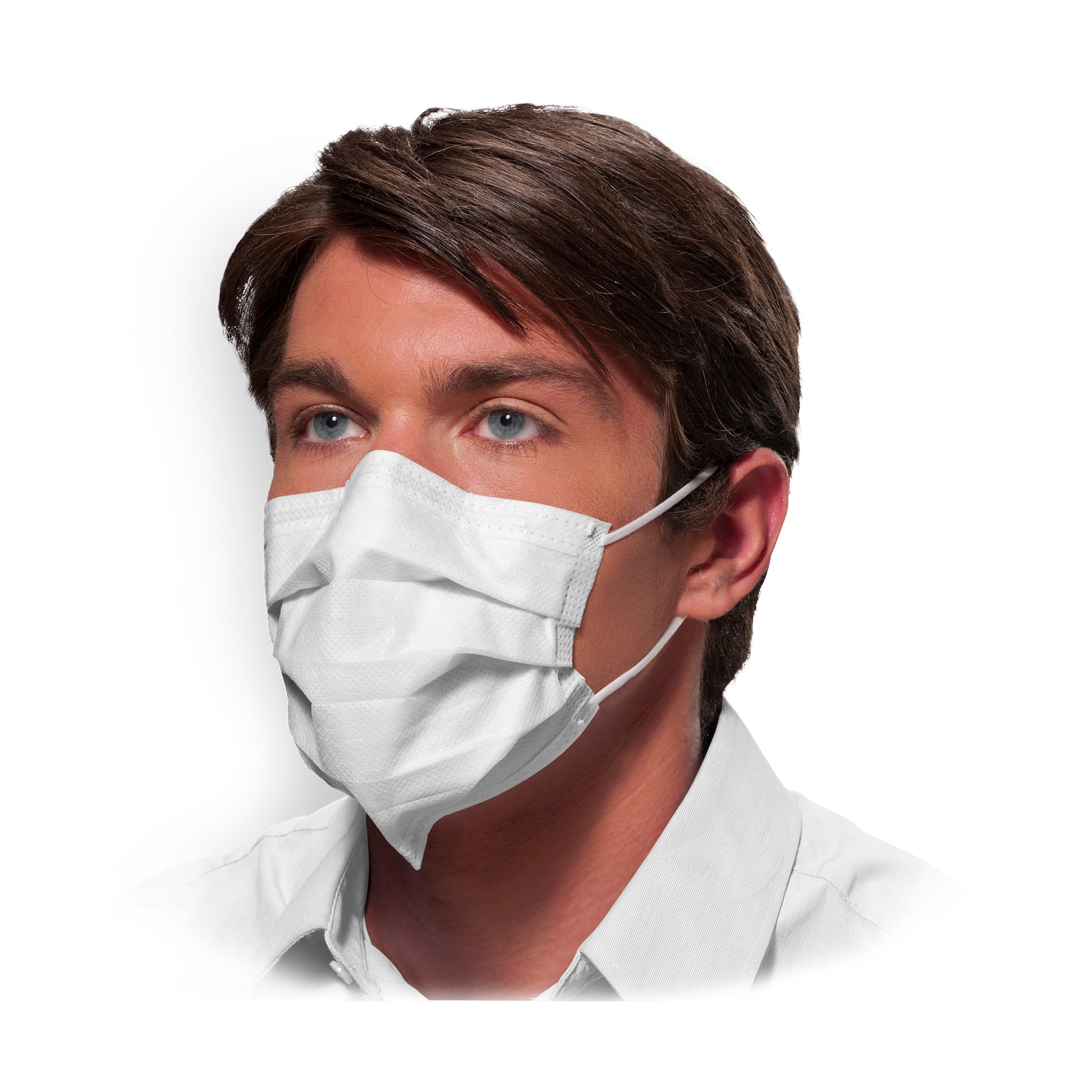 ASTM Level 1 Earloop Mask, Blue, 40/bx, 10 bx/ctn