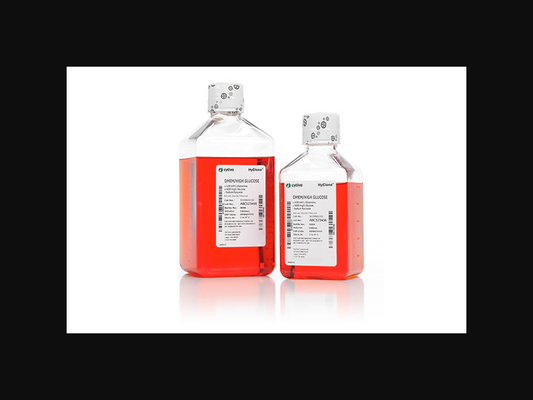 HyClone Dulbecco's Modified Eagle Medium with High Glucose, Liquid, with L-Glutamine; without Phenol red, Sodium Pyruvate, 500 mL (Item is Non-Returnable) (DROP SHIP ONLY)