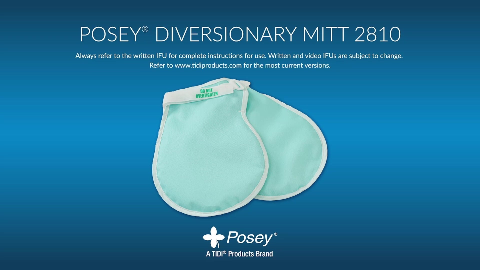 Diversionary Mitt, Fill Style, Polystyrene Bead, Hook and Loop Wrist Closure, No Finger Separators, One Size Fits Most Adults, Machine Washable (Continental US + HI Only)