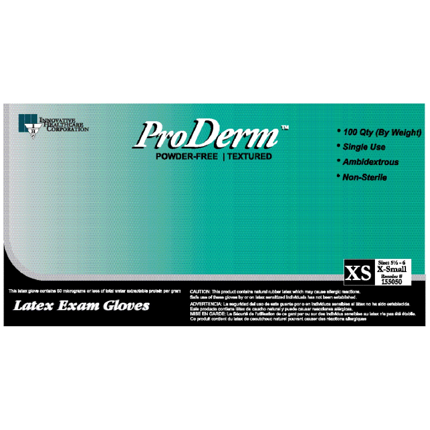 Gloves, Exam, Large, Latex, Non-Sterile, PF, Textured, Polymer Bonded, 100/bx, 10 bx/cs (98 cs/plt)