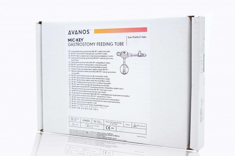 Mic-Key Low-Profile Gastrostomy Feeding Tube with Secur-Lok, 20FR, 5cm Tube x 5cm Stoma, Recessed Distal Tip, Non-Enfit, 1/cs (Authorized Distributor Sub-Agreement Required - See Manufacturer Details Page)