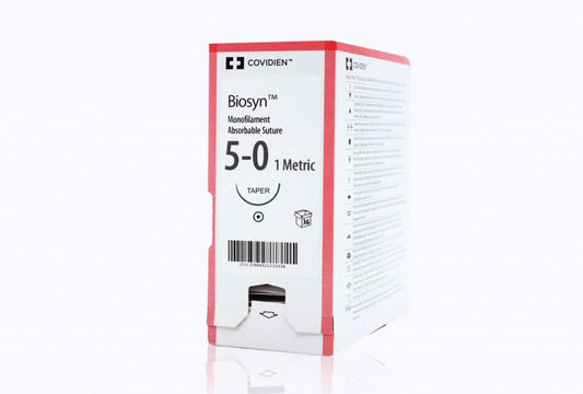 Suture, Taper Point, Size 5-0, Undyed, 18", Needle CVF-21, _ Circle, 3 dz/bx (Continental US Only)
