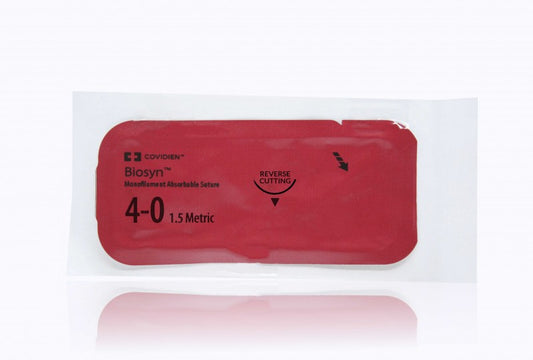 Suture, Premium Reverse Cutting, Size 4-0, Undyed, 30", Needle P-14, 3/8 Circle, 3 dz/bx (Continental US Only)