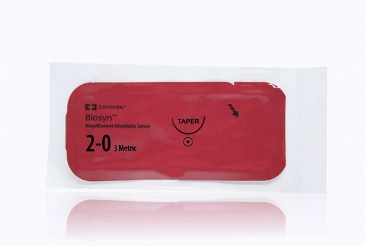 Suture, Taper Point, Size 2-0, Undyed, 30", Needle GS-22, _ Circle, 3 dz/bx (Continental US Only)