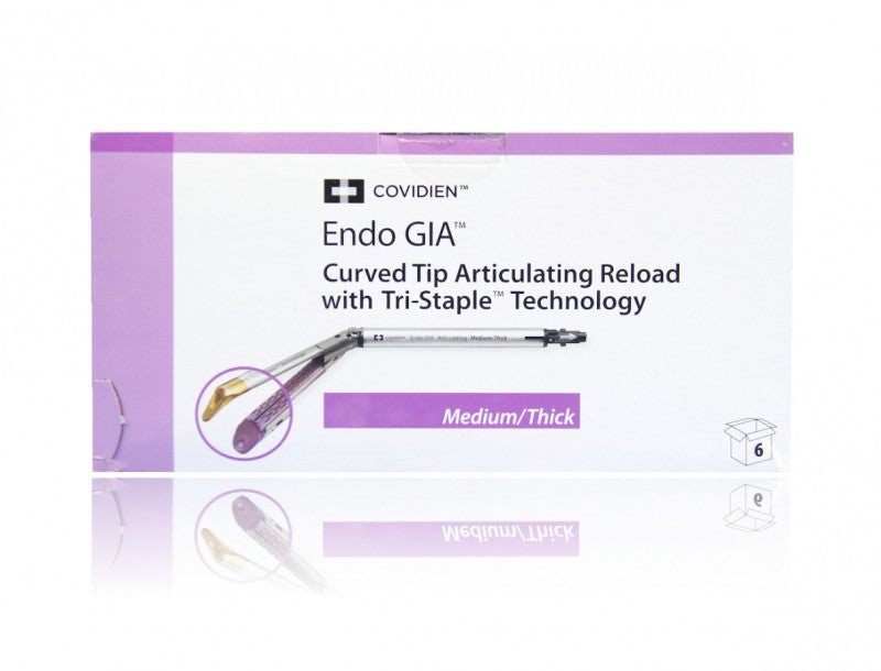 Endo GIA Stapler, Articulating, Medium/Thick Loading, 60mm, Curved Tip, Tri-Staple Technology 6/cs (Continental US Only)