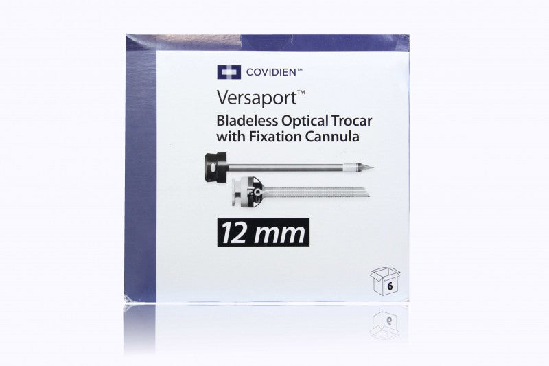 Optical Trocar, 12 mm, with Fixation Cannula, Short, 6/bx (Continental US Only)