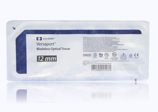 Optical Trocar, 12 mm, with Fixation Cannula, Long, 6/bx (Continental US Only)