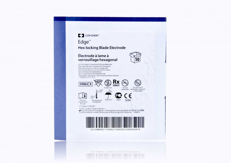 Coated Blade Electrode, 6.35cm (2_"), For All Valleylab Hex-Locking Pencils, 50/cs (Continental US Only)