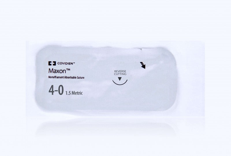 Suture, Premium Reverse Cutting, Size 4-0, Clear, 18", Needle P-12, 3/8 Circle, 3 dz/bx (Continental US Only)