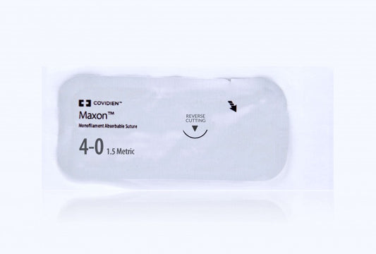 Suture, Premium Reverse Cutting, Size 4-0, Clear, 18", Needle P-12, 3/8 Circle, 3 dz/bx (Continental US Only)
