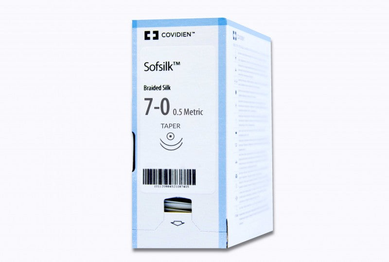 Suture, Taper Point, Size 7-0, Black, 18", Needle CV-1, 3/8 Circle, 3 dz/bx (Continental US Only)