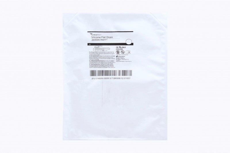 Flat Silicone Drains, 15FR Trocar, 10mm x 20cm, Full Perforation, 10/bx, 8 bx/cs (Continental US Only)