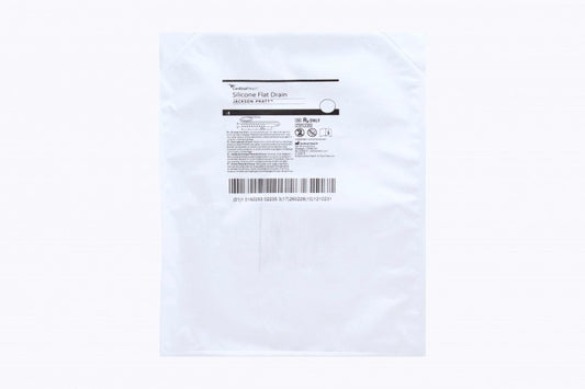 Flat Silicone Drains, 15FR Trocar, 10mm x 20cm, Full Perforation, 10/bx, 8 bx/cs (Continental US Only)