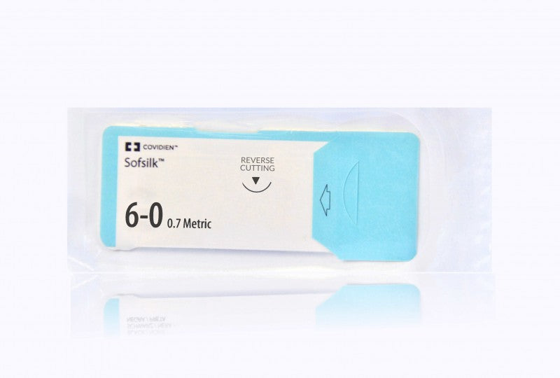 Suture, Premium Reverse Cutting, Size 6-0, Black, 18", Needle P-13, 3/8 Circle, 1 dz/bx (Continental US Only)