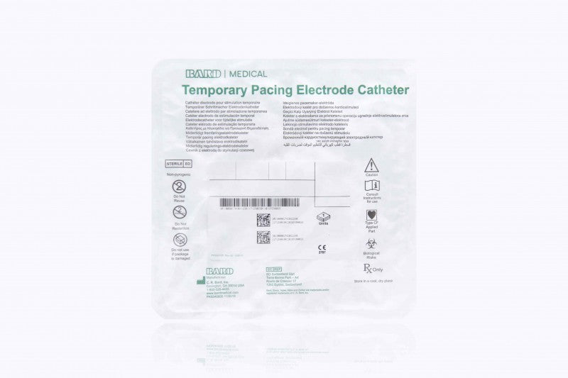 Temporary Pacing Electrode Catheter, Bipolar, Balloon Flow-Assisted, with Depth Markers, 5FR, 110cm, 5/cs (US Only)