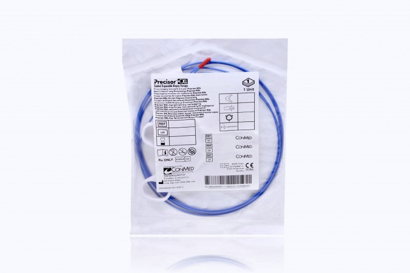 Forceps, Biopsy, Precisor, EXL, Disposable, Channel-Guard Low Friction Shealth, Sterile, Coated, Standard GI, Alligator Cup w/Needle, 2.3mm Jaw O.D., 230cm Shaft Length, Blue, 10/cs