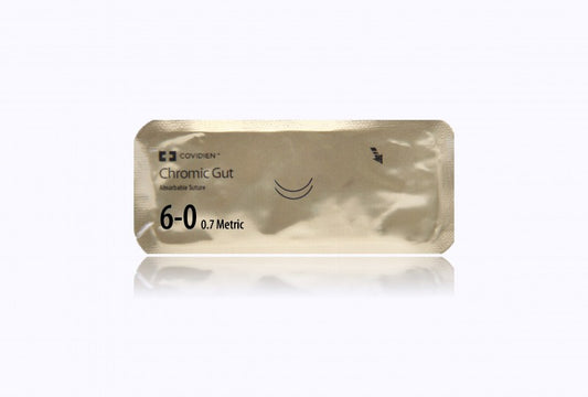 Suture, Reverse Cutting, Size 6-0, Mild, 12", Needle HE-6, 3/8 Circle, 1 dz/bx (Continental US Only)