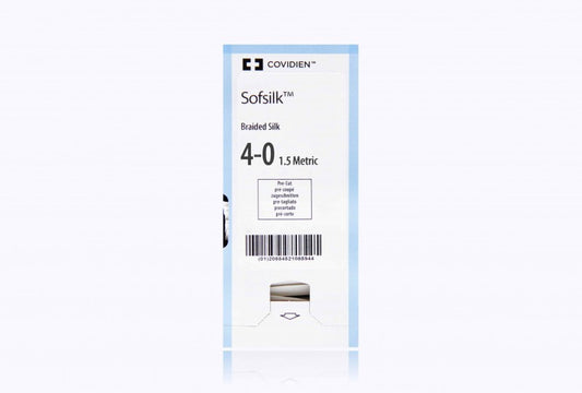 Suture, Pre-Cut, Size 4-0, Black, 12x30", No Needle, 3 dz/bx (Continental US Only)