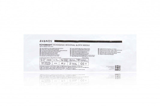 Echobright Single Shot Needle, 20G x 100mm, 21 Bevel, 10/cs  (US Only) (Authorized Distributor Sub-Agreement Required  - See Manufacturer Details Page)