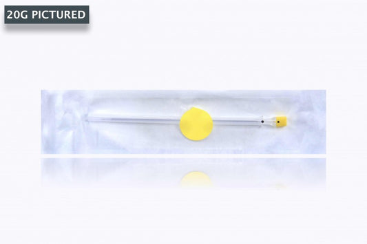 Cannula, RF Radiopaque, 22G x 54mm, 10mm Active Tip, Curved Sharp, Radiopaque Marker-22-54-Black-10, Sterile, 10/cs (Rx) (US Only) (Authorized Distributor Sub-Agreement Required  - See Manufacturer Details Page)
