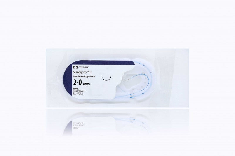 Suture, Taper Point, Size 2-0, Blue, 30", Needle V-20, _ Circle, 3 dz/bx (Continental US Only)