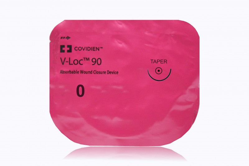 V-Loc 90 Suture, 1/2 Circle, Size 0, 22", Absorbale, Violet, GS-21, 12/cs (Continental US Only)