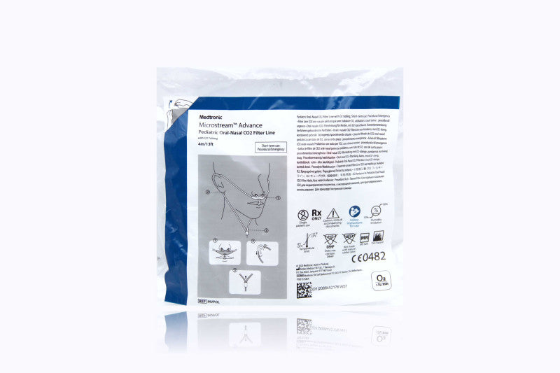 Filter Line with O2 Tubing, Oral/Nasal, Short Term, Pediatric, Long, 25/pk (Continental US Only)