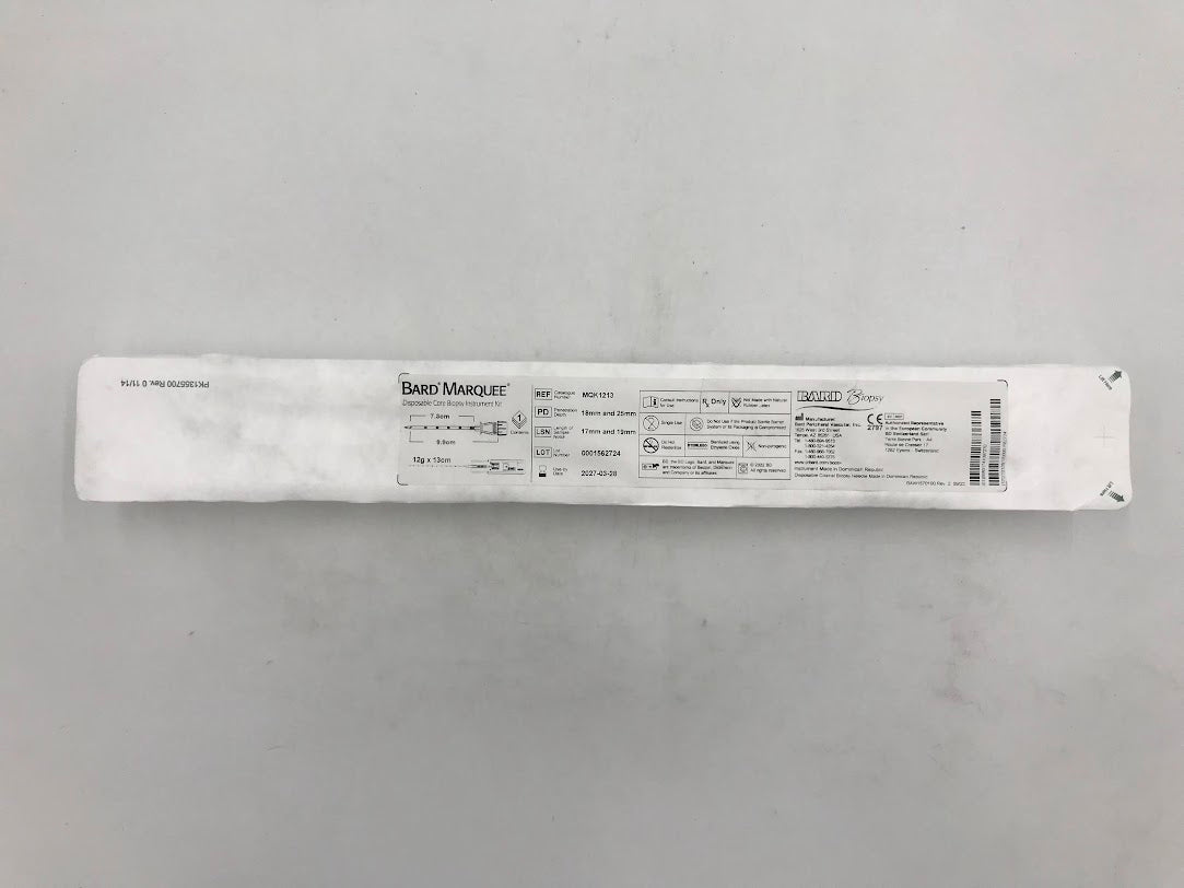 Marquee Disposable Core Biopsy Instrument Kit, 12G x 13cm, with Compatible Coaxial, 5/cs (US Only)