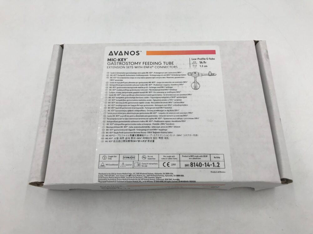 Gastrostomy Feeding Tube, Extension Set with Enfit Connector, 14FR, 1.2cm, 1/cs (US Only) (Authorized Distributor Sub-Agreement Required  - See Manufacturer Details Page)