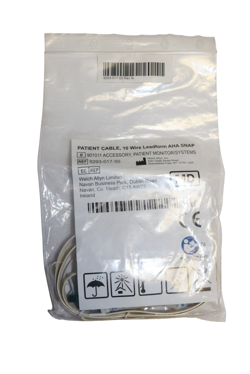 Lead Form Patient Calbe, 12-Lead, 10-Wire, AHA (for Stress) (US Only)