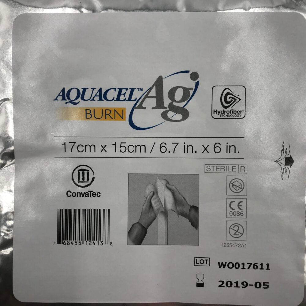 Ag Burn Dressing, Rectangle, 9 1/4" x 12", 5/bx (Continental US Only)