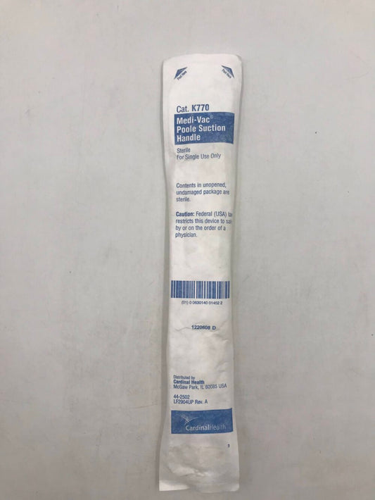 Poole Suction Handle, Sump Action or Pinpoint Suction, Single Use, Sterile, 50/cs (Continental US Only)