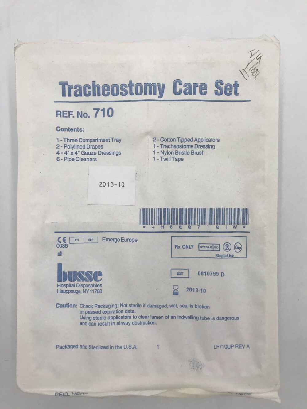 Tracheostomy Care Set, Pre-Cut Gauze Dressing, 24/cs
