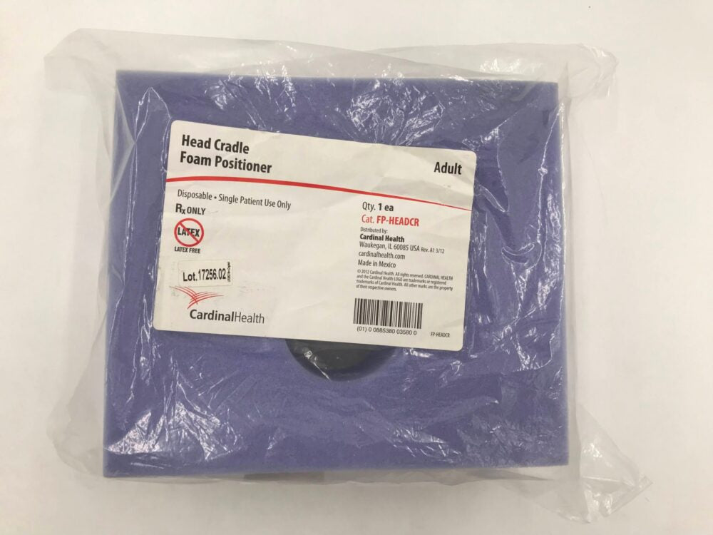 Foam Positioner, Head Cradle, 24/cs (Continental US Only)