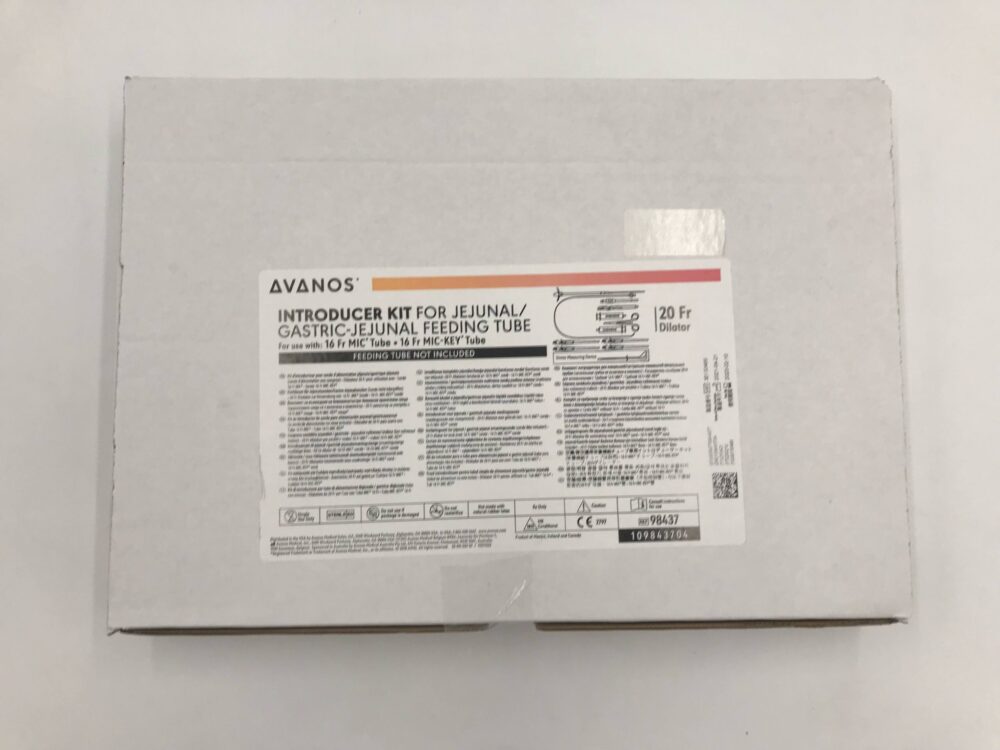 Introducer Kit, 20FR Dilator, Includes: (4) Saf-T-Pexy T=Fasteners, (1) Hemostat, (1) 18G Safety Introducer Needle, (1) 5FR Seeking Catheter (0.38 guidewire compatible), (1) #11 Scalpel, (1) Dilator, (1) Over-the-Wire Stoma Measuring Device, (2) 12 ml Syringes (US Only) (Authorized Distributor Sub-Agreement Required  - See Manufacturer Details Page)