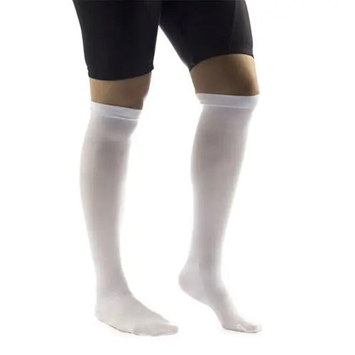 Knee-Length Anti-Embolism Stocking, Large, Long, White, 12 pr/cs (Continental US Only)